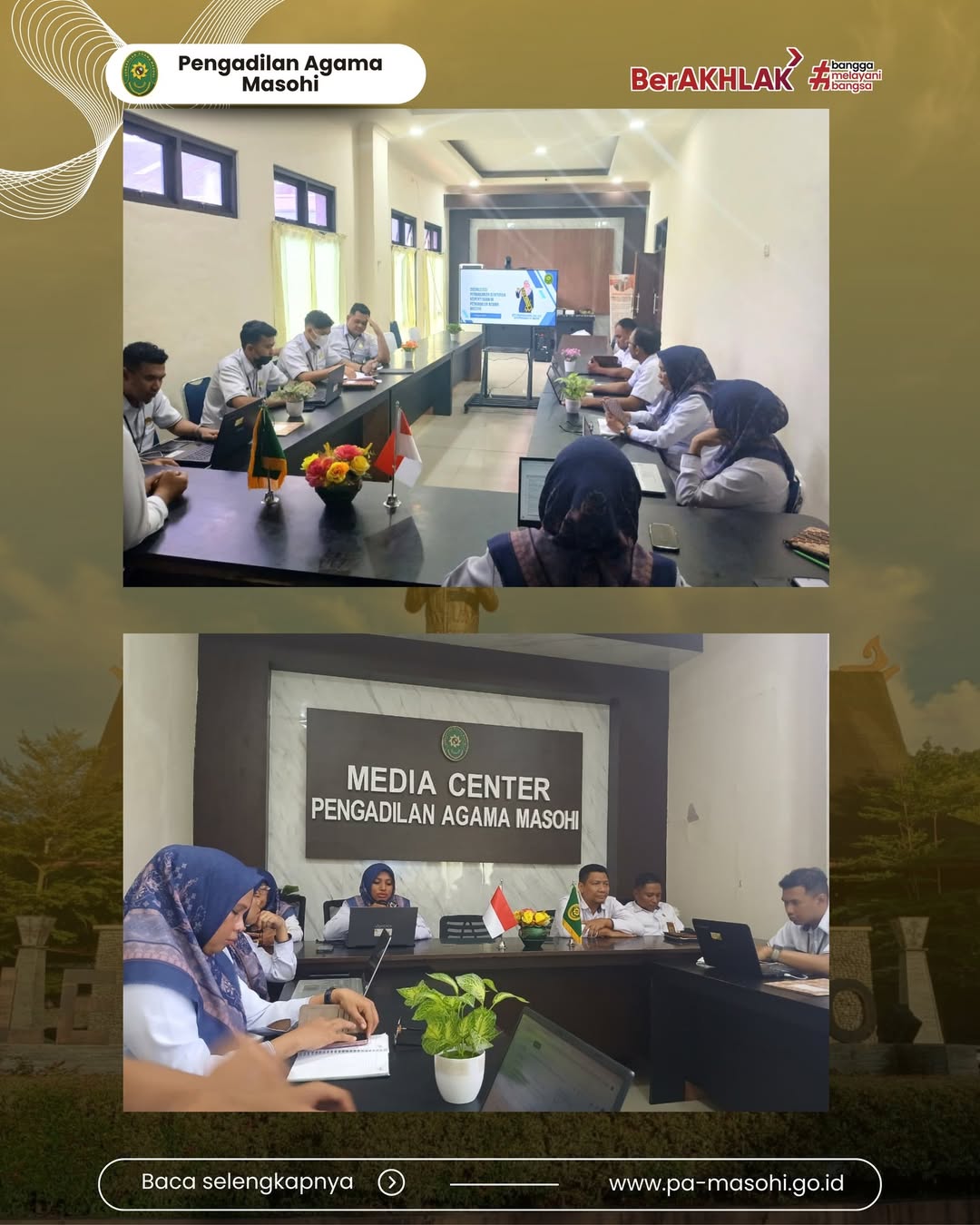 Masohi 20 April 2026 Dalam rangka memperkuat implementasi Zona Integritas serta menjaga profe 1