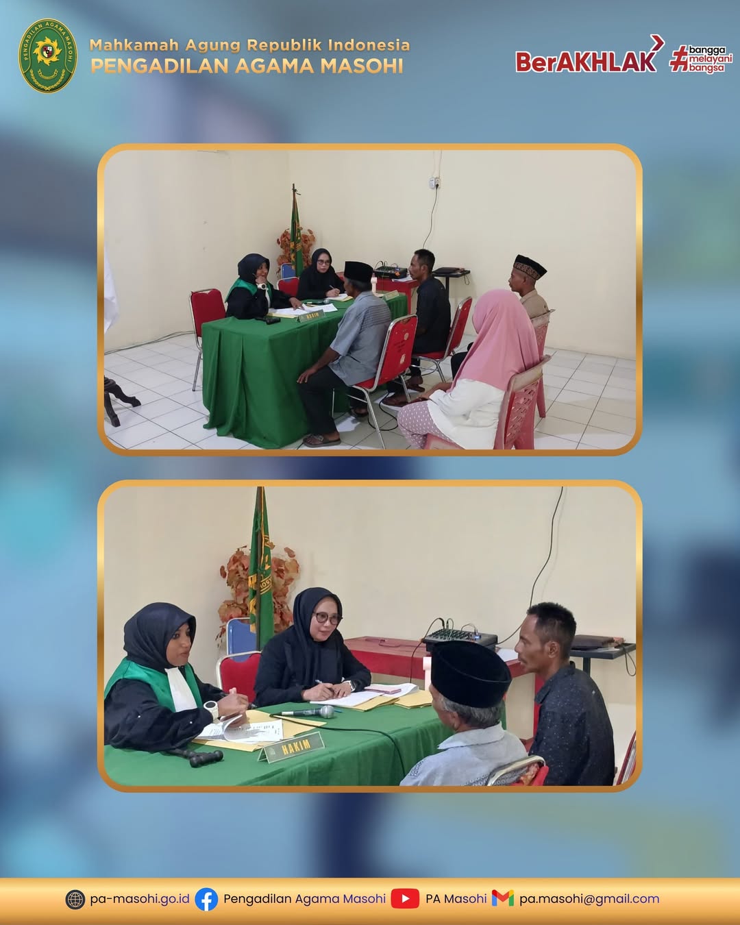 Seram Utara Barat 11 Desember 2025 Pengadilan Agama Masohi melaksanakan kegiatan Sidang Itsba