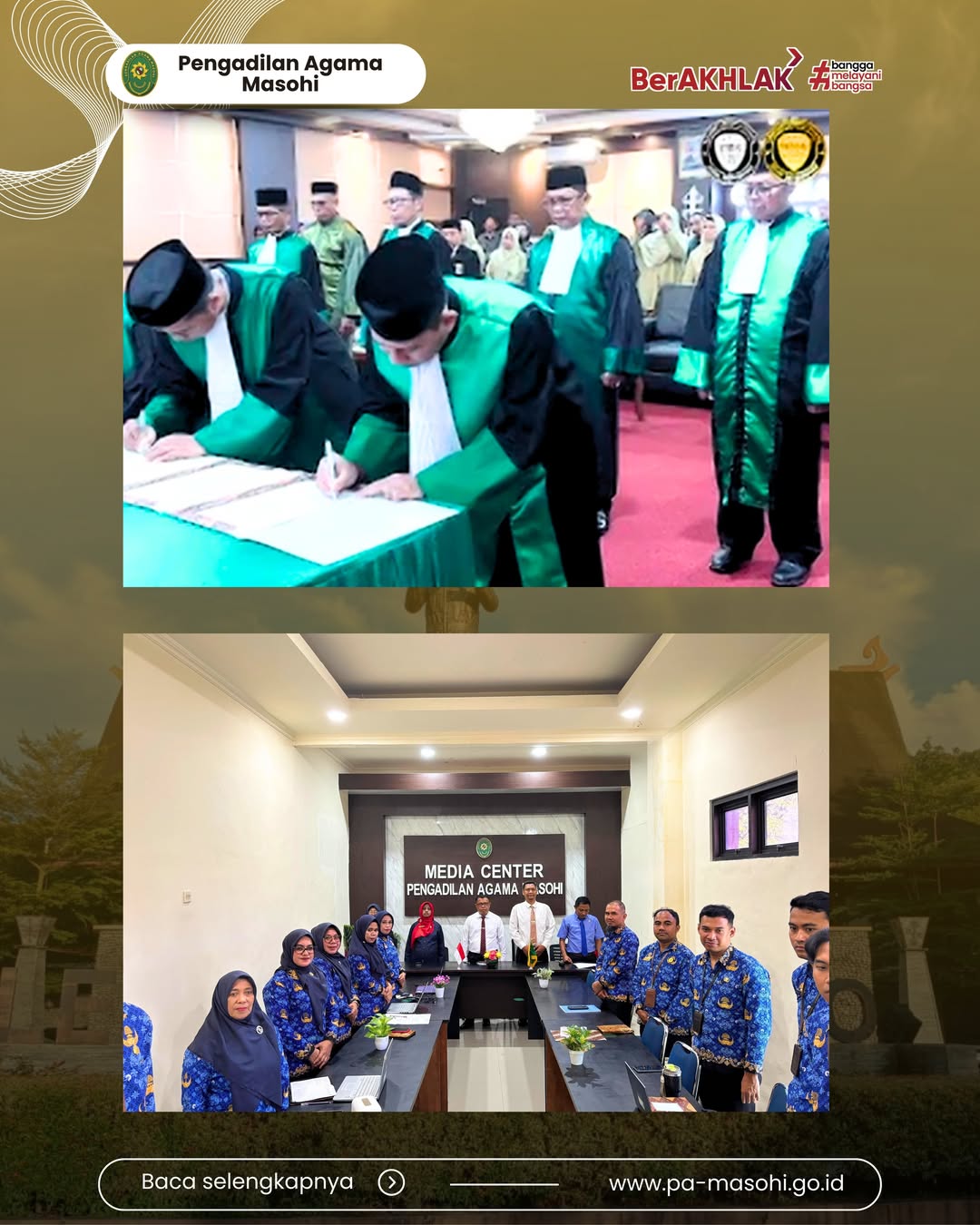 Dalam rangka memperkuat sinergi dan koordinasi antar satuan kerja di lingkungan peradilan agama 1